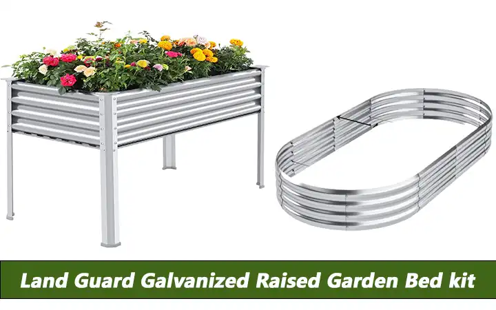 Land Guard Galvanized Raised Garden Bed kit